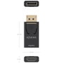 Aisens Conversor DisplayPort Macho a HDMI Hembra 4K@30Hz A125-0949 Negro